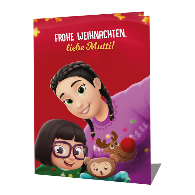 Frohe Weihnachten, Mami – deine Kleine