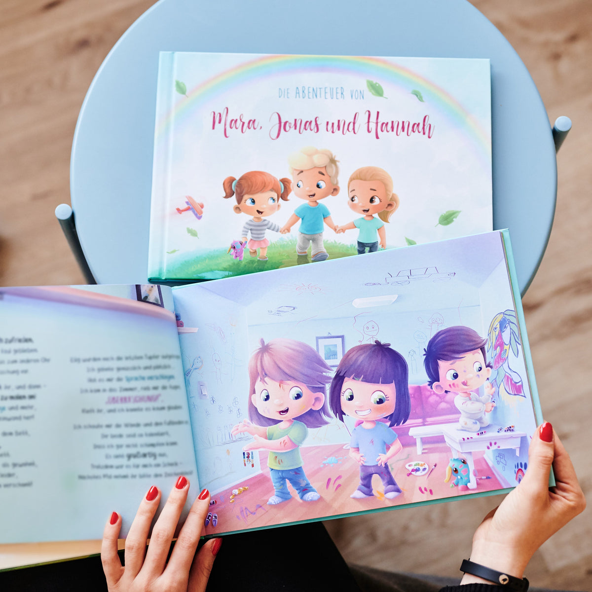 Personalisiertes Buch für 3 Geschwister