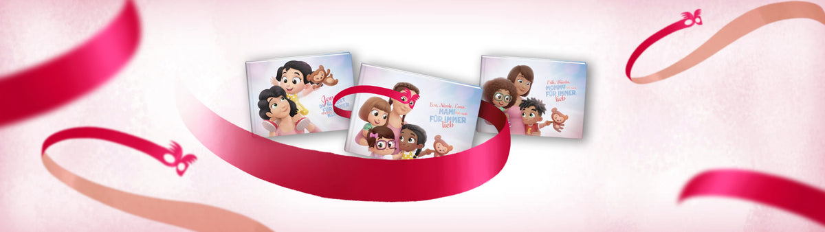Personalisierte Bücher für Mama und Kinder