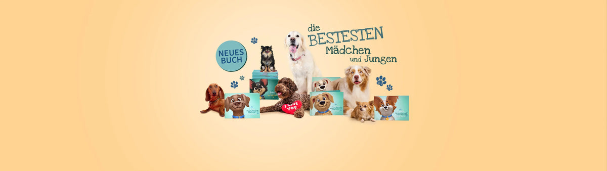 Erstelle das persönlichste Hundebuch aller Zeiten, um deinen vierbeinigen Freund zu feiern.