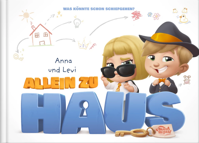 Anna und Levi allein zu Haus