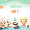 Herzlichen Glückwunsch zum 5. Geburtstag, Mila