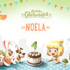 Herzlichen Glückwunsch zum 4. Geburtstag, Noela