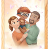 Oma, Opa und ihr kleines Mädchen