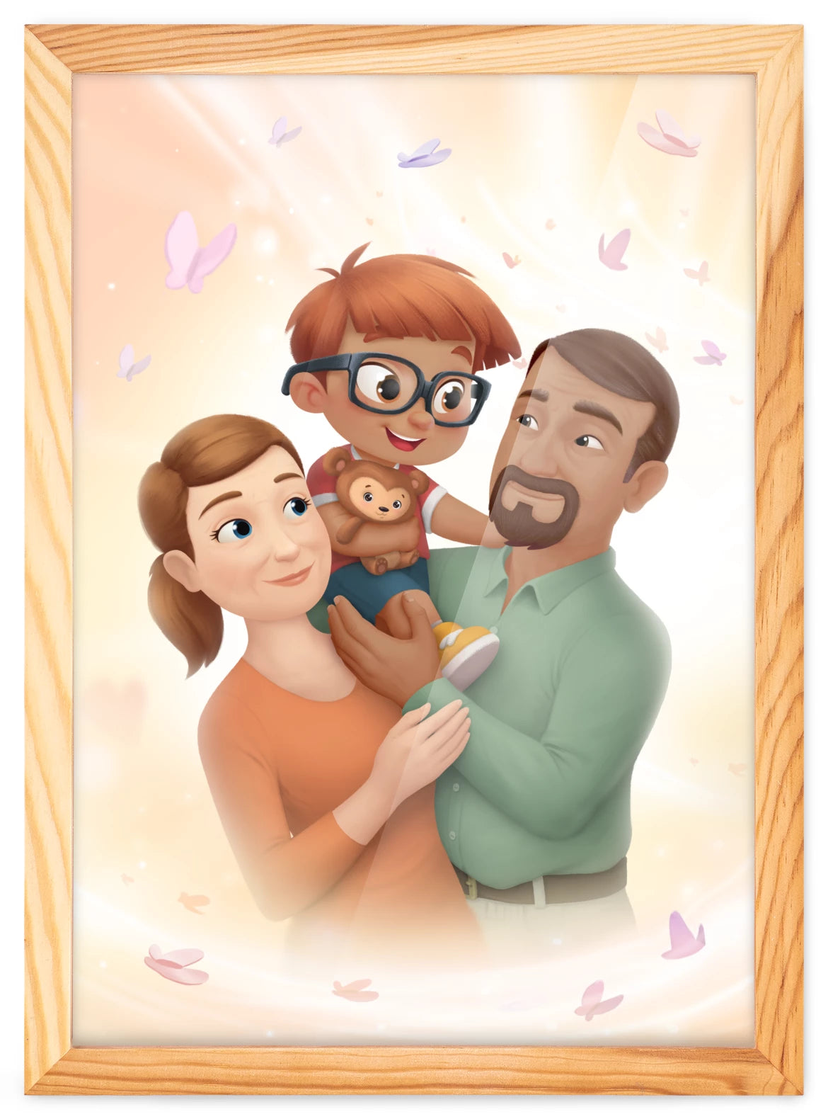 Oma, Opa und ihr kleines Mädchen