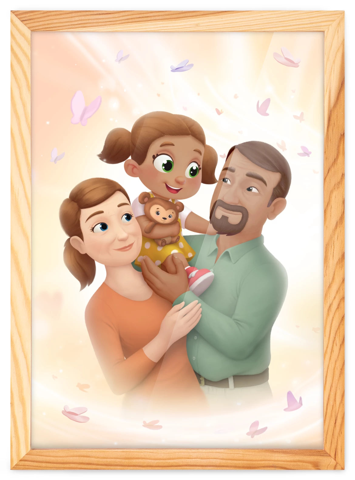 Oma, Opa und ihr kleines Mädchen