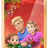 Weihnachtsfamilie (mit Mädchen)