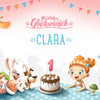 Herzlichen Glückwunsch zum 1. Geburtstag, Clara
