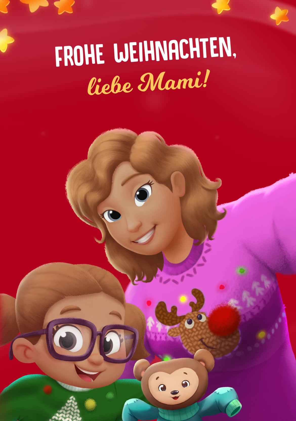 Frohe Weihnachten, Mami – deine Kleine