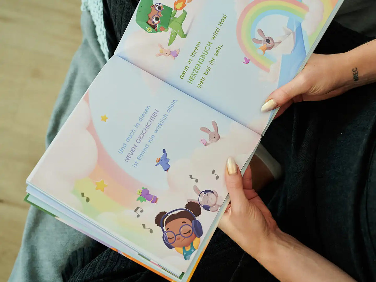 Anne, es ist Zeit Abschied zu nehmen ist ein personalisiertes Bilderbuch für Kinder, in dem es um Trauer und Heilung geht.		
