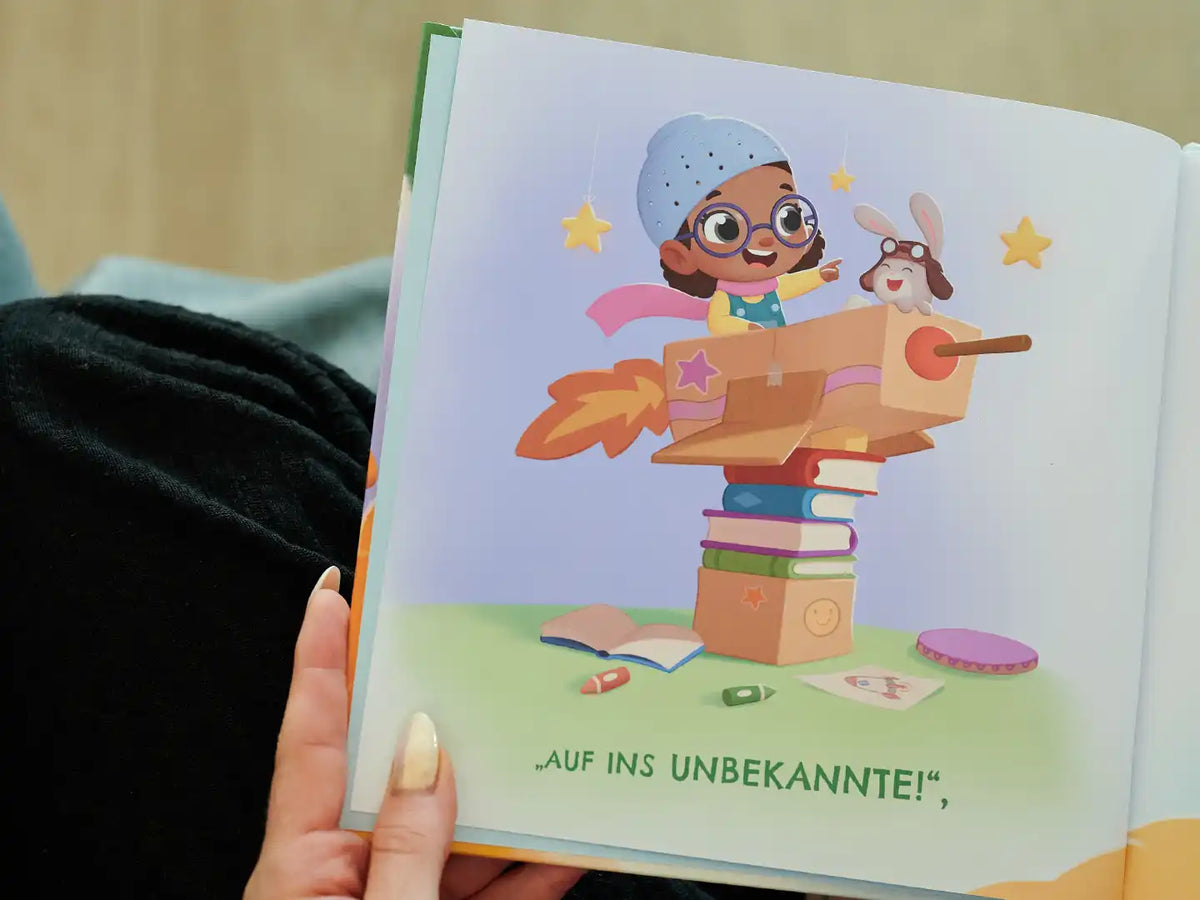 Ein komplett anpassbares Buch für Kinder, die mit dem Thema Tod und Verlust zu kämpfen haben. 