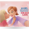 Das Cover des romantischsten Geschenks für Paare, ein niedliches personalisiertes Buch, das die Liebe feiert.  