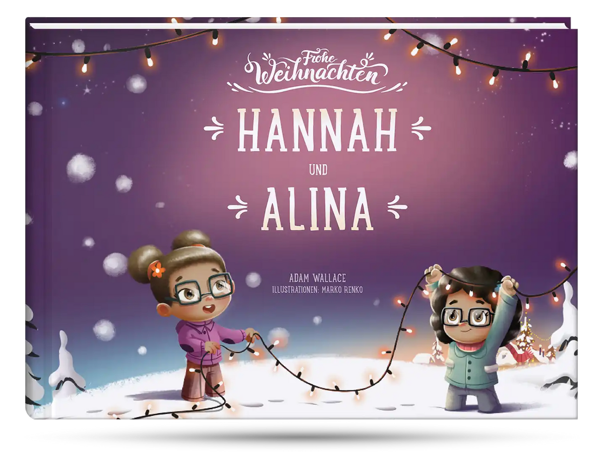 Das Cover des Buches für Geschwister zu Weihnachten von Hurra Helden. 