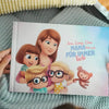 Individuelles Buch für Mutter und ihre drei Kinder ist ein herzliches Andenken furs Leben.	