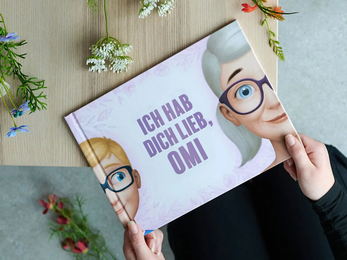 Ein personalisiertes Buch für Großmutter und Enkelin ist das beste Muttertagsgeschenk.