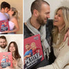 Liebe feiern am Valentinstag mit personalisierten Namen und 10 lustigen Illustrationen.