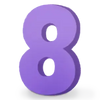 Herzlichen Glückwunsch zum 8. Geburtstag, Mia