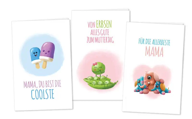 Kostenlose Wunschkarten zum Muttertag