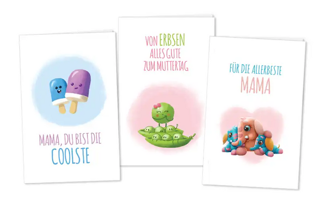 Kostenlose Wunschkarten zum Muttertag
