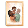 Oma, Opa und ihr kleines Mädchen