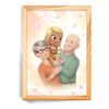 Oma, Opa und ihr kleines Mädchen