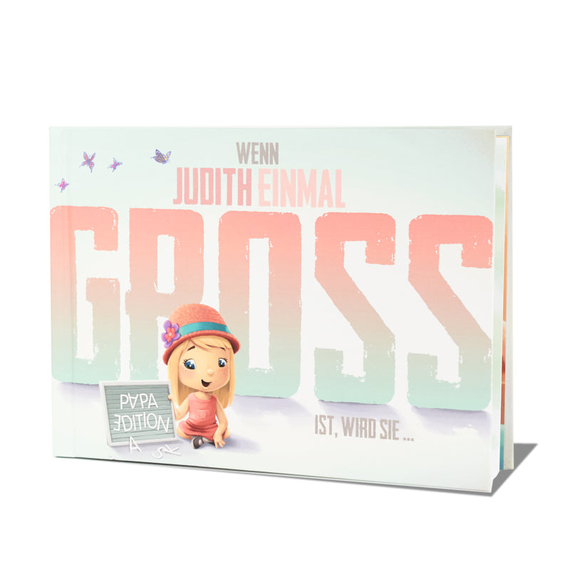 Das beste Vatertags-, Geburtstags-, Weihnachts- oder Valentinstagsgeschenk für Papa, ein personalisiertes Papa-Tochter-Buch.