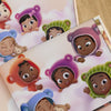 In diesem individuellen Buch für fünf Kinder wird jedes Kind individuell gestaltet, was ein einzigartiges Geschenk für eine Familie mit fünf Kindern ist.