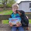 Das personalisierte Buch Hurra Helden für ein Kind und seinen Hund ist ein tolles Geburtstagsgeschenk.		