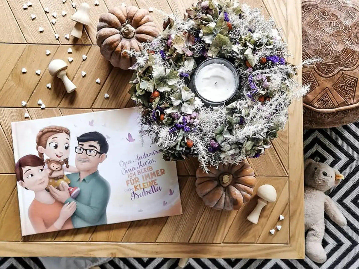 Das beste Geschenk für Oma und Opa ist ein personalisiertes Buch mit ihrem Enkelkind. 