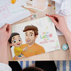 Ein tolles Geburtstags-, Muttertags-, Valentinstags- oder Weihnachtsgeschenk für Mama – ein personalisiertes Papa-Kind-Buch.
