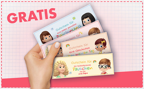 Kostenlose personalisierte Gutscheine für Mama