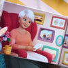 Ein personalisiertes Oma-Buch mit ihr und ihren vier Enkelkindern.