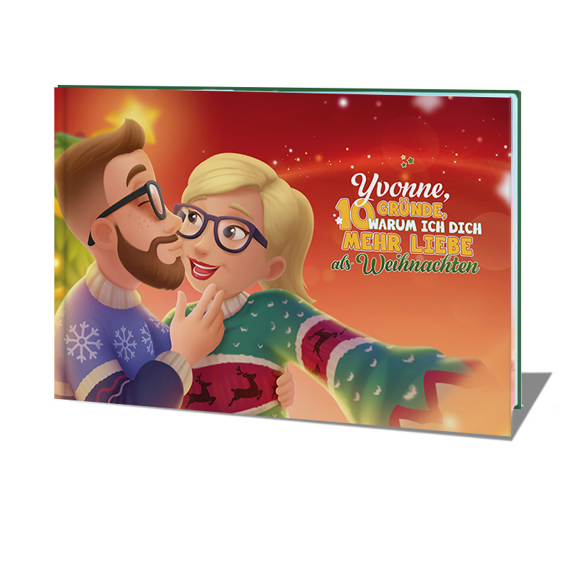 Das beste Weihnachtsgeschenk für die Freundin oder Ehefrau – ein weihnachtliches Liebesgeschichtenbuch für Paare.