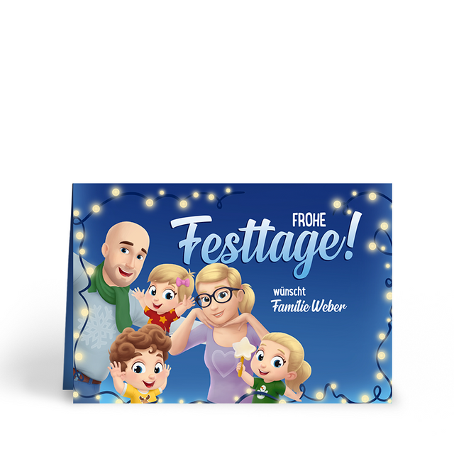 Frohe Festtage wünscht Familie Koch