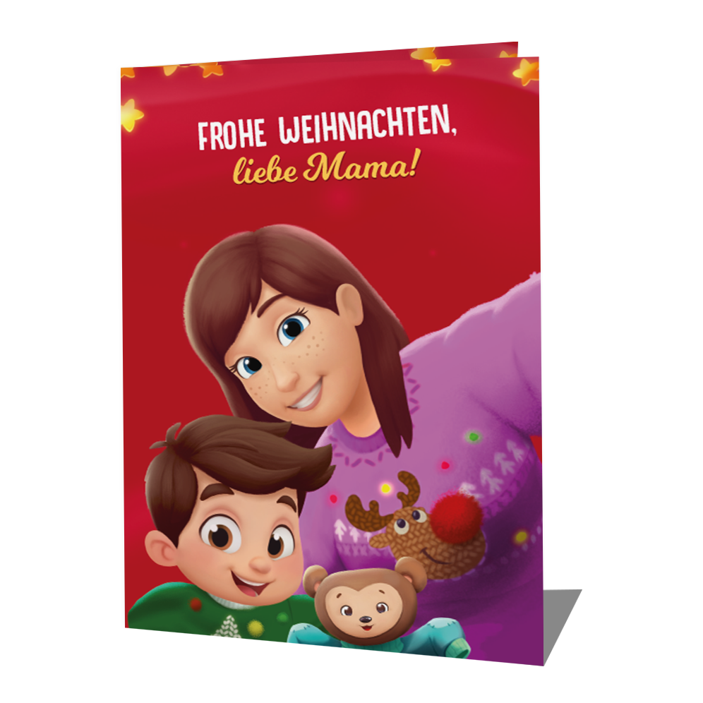 Frohe Weihnachten, Mami – deine Kleine