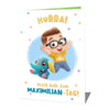 Alles Gute zum Melina-Tag, Elefäntlein-Motiv, blau