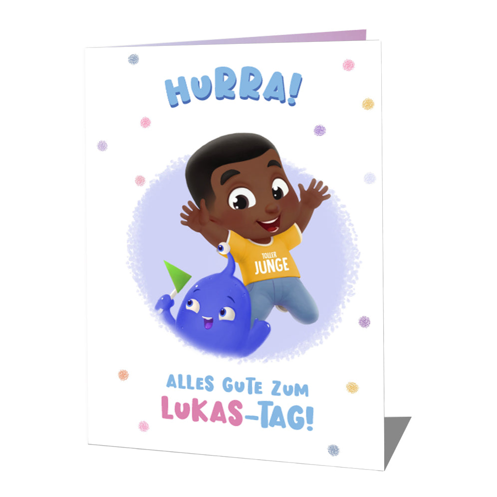 Alles Gute zum Juna-Tag, Blobbi-Motiv